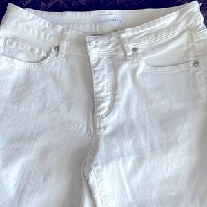 Loft white denim jeans
